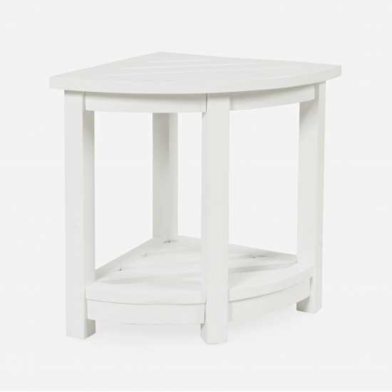 Solid Acacia Indoor - Outdoor Corner Accent Table