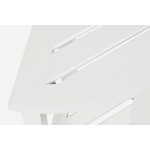 Solid Acacia Indoor - Outdoor Corner Accent Table