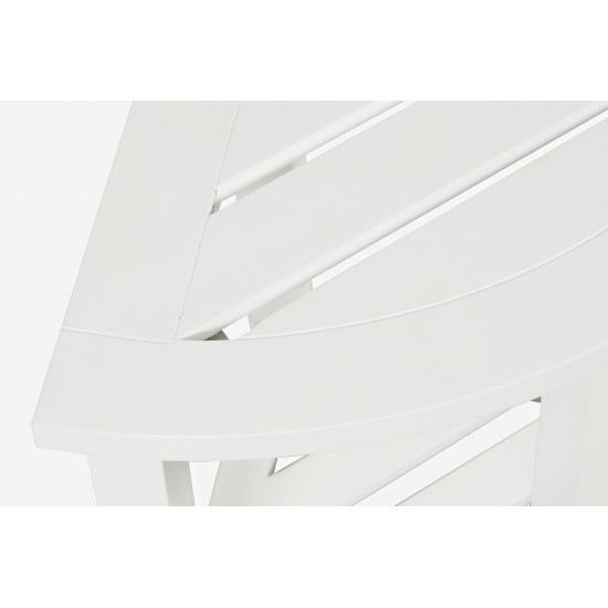Solid Acacia Indoor - Outdoor Corner Accent Table