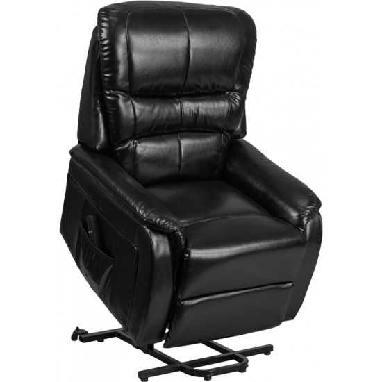 Black LeatherSoft Remote Powered Lift Recliner