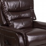 Brown LeatherSoft Remote Powered Lift Recliner