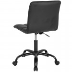 Sorrento Home and Office Task Chair in Black LeatherSoft