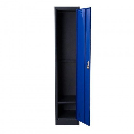 1-Door Metal Storage Locker Cabinet with Key Lock Entry by Diamond Sofa