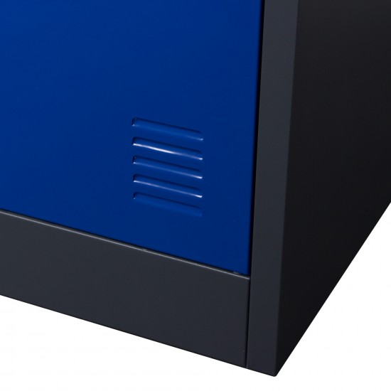 1-Door Metal Storage Locker Cabinet with Key Lock Entry by Diamond Sofa