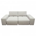 Jazz Modular 2-Seater with Adjustable Backrests in Light Brown Fabric by Diamond Sofa