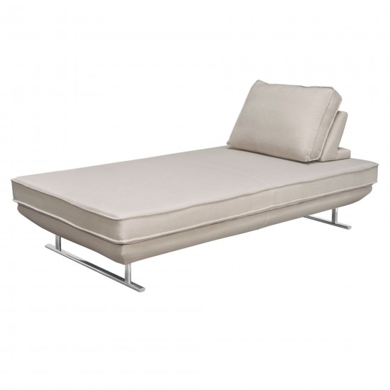 Dolce Lounge Seating Platform with Moveable Backrest Supports by Diamond Sofa - Sand Fabric