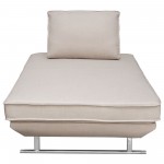 Dolce Lounge Seating Platform with Moveable Backrest Supports by Diamond Sofa - Sand Fabric