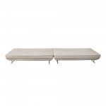 Dolce 2PC Lounge Seating Platforms with Moveable Backrest Supports by Diamond Sofa - Sand Fabric