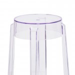 25.75'' High Transparent Counter Height Stool