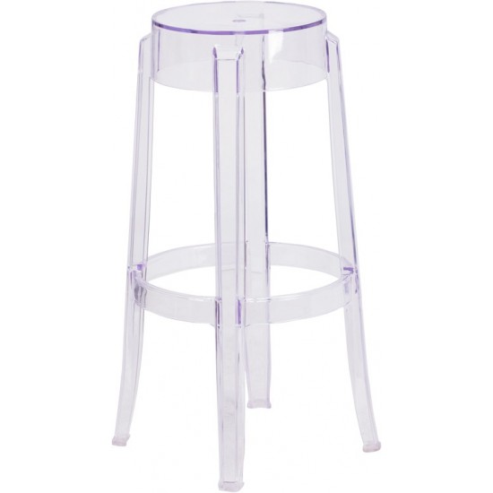 29.75'' High Transparent Barstool