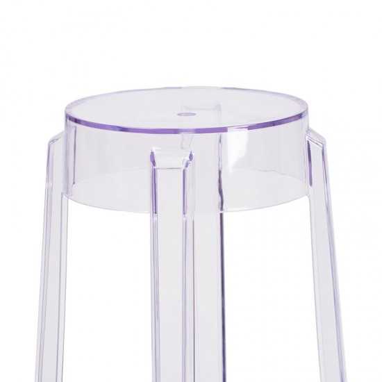 29.75'' High Transparent Barstool