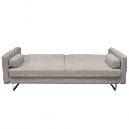 Opus Convertible Tufted Sofa in Barley Fabric by Diamond Sofa