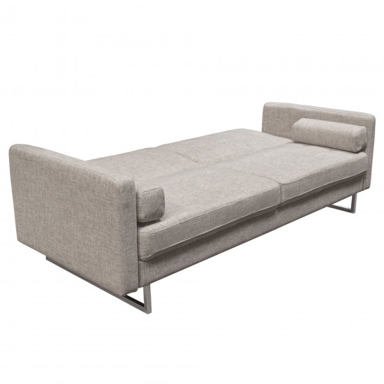 Opus Convertible Tufted Sofa in Barley Fabric by Diamond Sofa