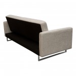 Opus Convertible Tufted Sofa in Barley Fabric by Diamond Sofa