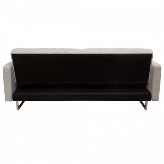 Opus Convertible Tufted Sofa in Barley Fabric by Diamond Sofa