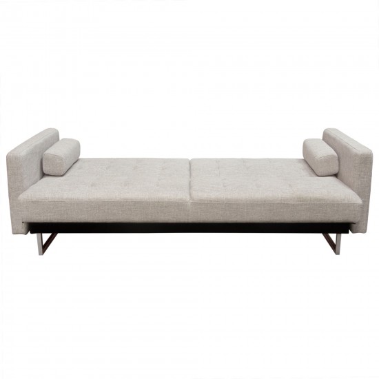 Opus Convertible Tufted Sofa in Barley Fabric by Diamond Sofa