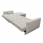 Opus Convertible Tufted RF Chaise Sectional by Diamond Sofa - BARLEY