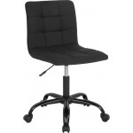 Sorrento Home and Office Task Chair in Black Fabric