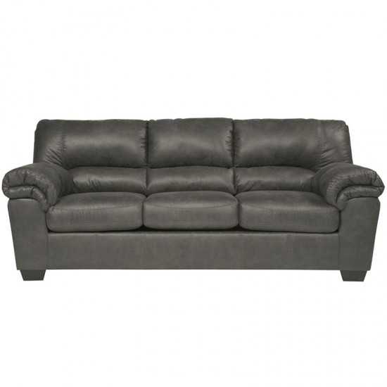 Signature Design by Ashley Bladen Sofa in Slate Faux Leather