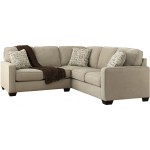 Signature Design by Ashley Alenya 2-Piece Sofa Sectional in Quartz Microfiber