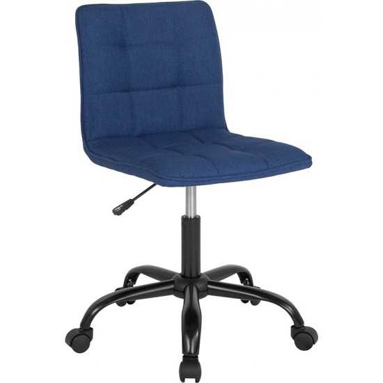 Sorrento Home and Office Task Chair in Blue Fabric