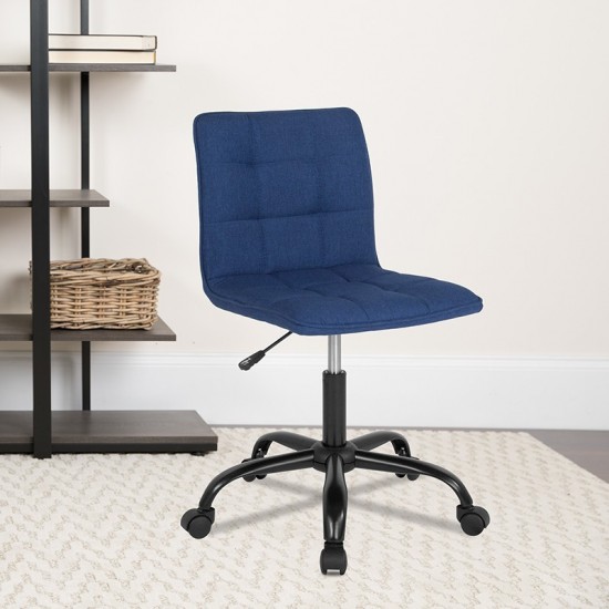 Sorrento Home and Office Task Chair in Blue Fabric