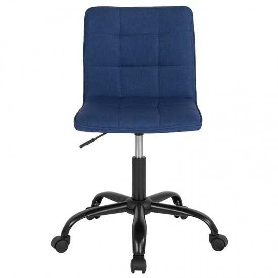 Sorrento Home and Office Task Chair in Blue Fabric