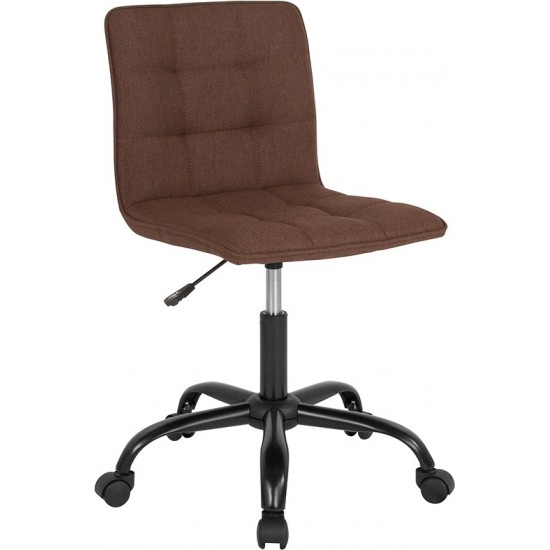 Sorrento Home and Office Task Chair in Brown Fabric