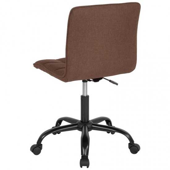 Sorrento Home and Office Task Chair in Brown Fabric