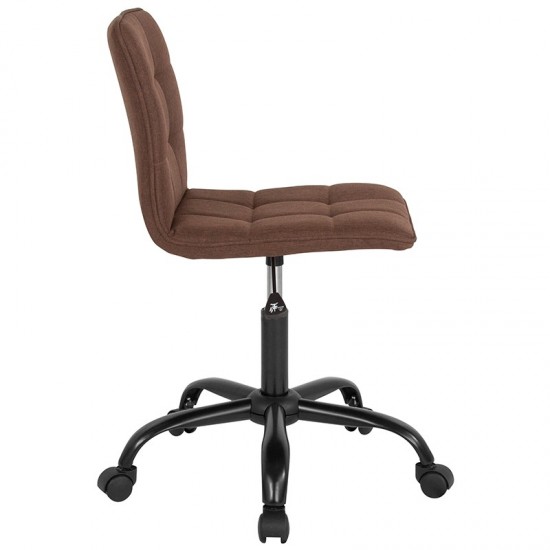 Sorrento Home and Office Task Chair in Brown Fabric
