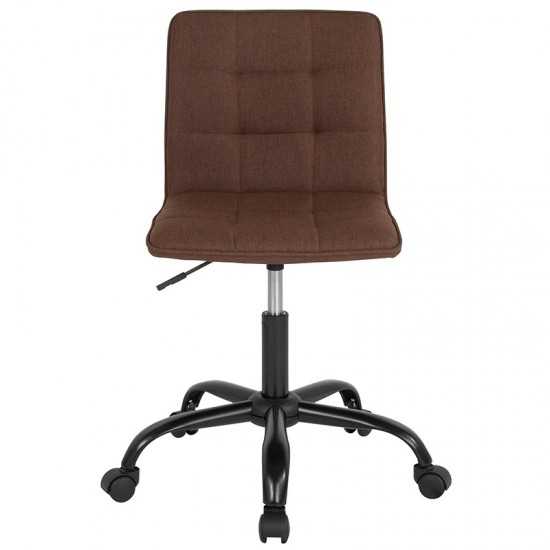 Sorrento Home and Office Task Chair in Brown Fabric