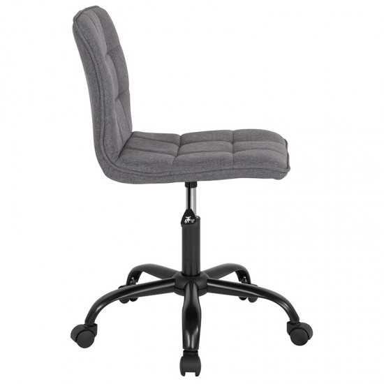 Sorrento Home and Office Task Chair in Dark Gray Fabric