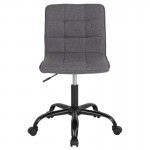 Sorrento Home and Office Task Chair in Dark Gray Fabric