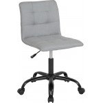 Sorrento Home and Office Task Chair in Light Gray Fabric