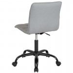 Sorrento Home and Office Task Chair in Light Gray Fabric