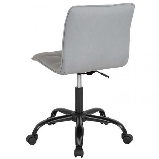 Sorrento Home and Office Task Chair in Light Gray Fabric