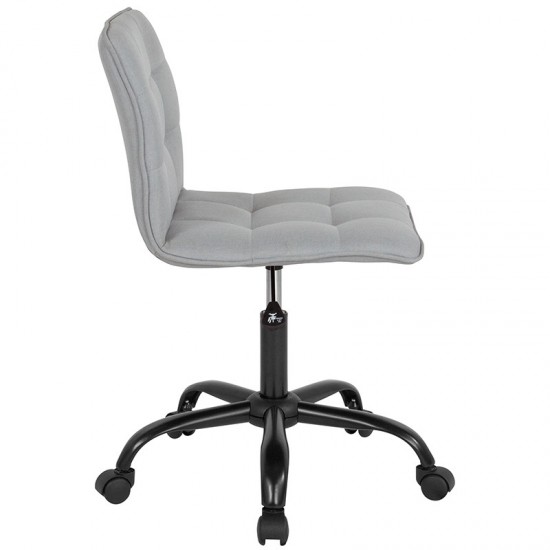 Sorrento Home and Office Task Chair in Light Gray Fabric