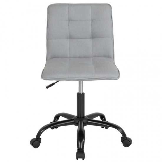 Sorrento Home and Office Task Chair in Light Gray Fabric