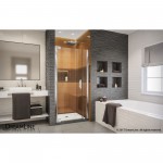 Elegance-LS 31 - 33 in. W x 72 in. H Frameless Pivot Shower Door in Chrome