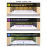 Elegance-LS 43 - 45 in. W x 72 in. H Frameless Pivot Shower Door in Oil Rubbed Bronze