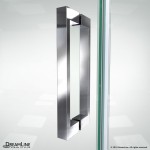 Elegance-LS 32 1/4 - 34 1/4 in. W x 72 in. H Frameless Pivot Shower Door in Chrome