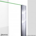 Elegance-LS 50 - 52 in. W x 72 in. H Frameless Pivot Shower Door in Chrome