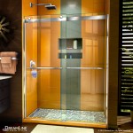 Sapphire 56-60 in. W x 76 in. H Semi-Frameless Bypass Shower Door in Chrome