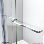 Sapphire 56-60 in. W x 76 in. H Semi-Frameless Bypass Shower Door in Chrome