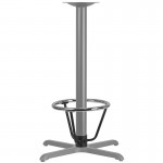 Bar Height Table Base Foot Ring with 3.25'' Column Ring - 16'' Diameter