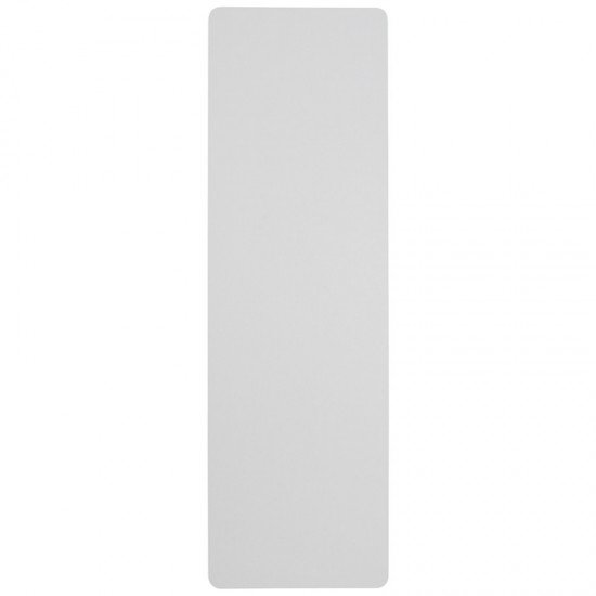 8-Foot Granite White Plastic Folding Table