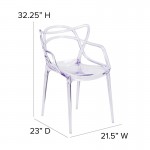 Nesting Series Transparent Stacking Side Chair