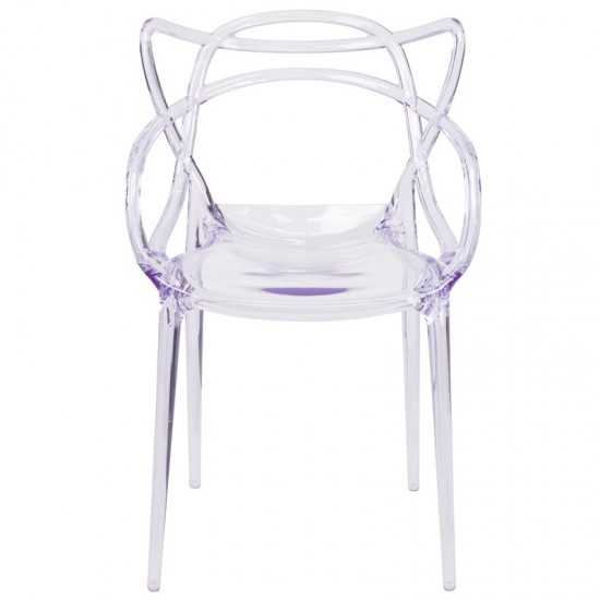 Nesting Series Transparent Stacking Side Chair