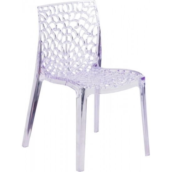 Vision Series Transparent Stacking Side Chair