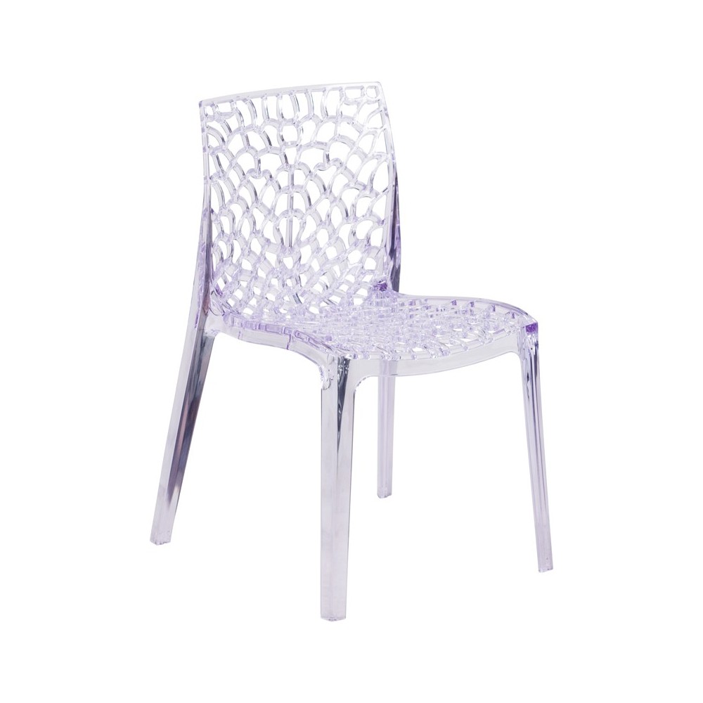 Vision Series Transparent Stacking Side Chair